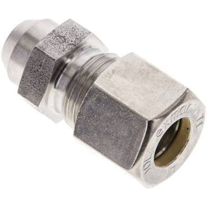 10L & 14mm RVS Rechte Knelfitting Lasverbinding 315bar ISO 8434-1