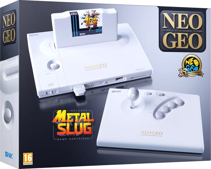 NEOGEO AES+ Anniversary Edition - Metal Slug Cartridge - Wit