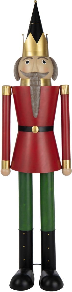 J-Line figuur Notenkraker Snor - metaal - mix - medium