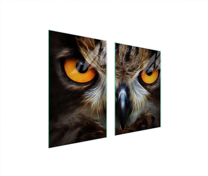 TMK ArtDeko - Snijplank - Glas - Sowa