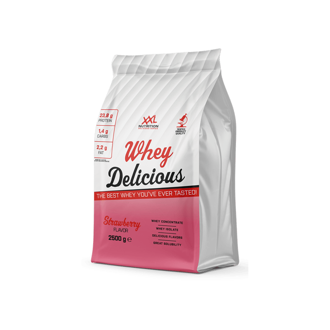 XXL Nutrition Whey Delicious Aardbei 2500 gram