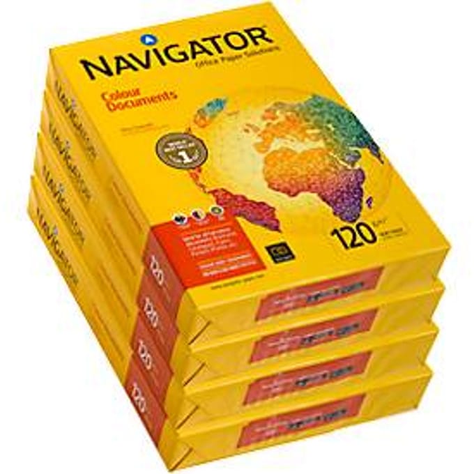 Kopieerpapier Navigator Colour Documents, A3, 120 g/m², helderwit, 1 doos = 4 x 500 vellen