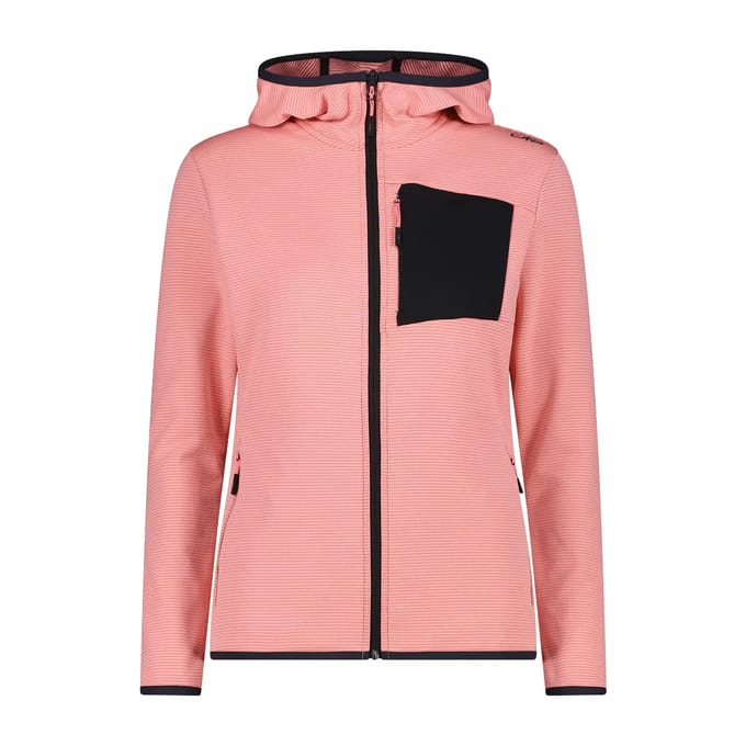 Dames hoodie met rits CMP Grid Tech