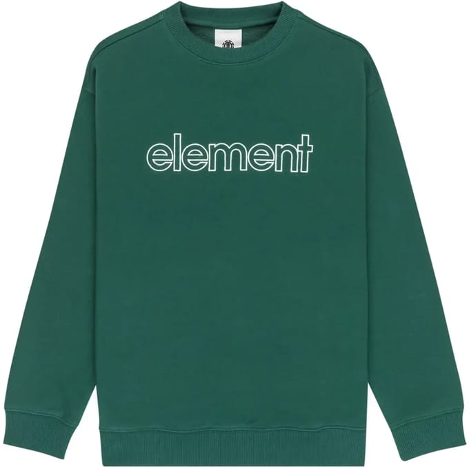 Element Central Lowcase Sweatshirt Groen 12 Years Jongen