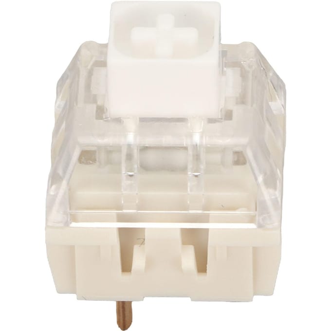 30 stuks Mechanische Toetsenbord Schakelaars Waterdicht Achtergrondverlichting DIY Toetsenbord Schakelaar voor het Aanpassen van Toetsenborden Type 2 white