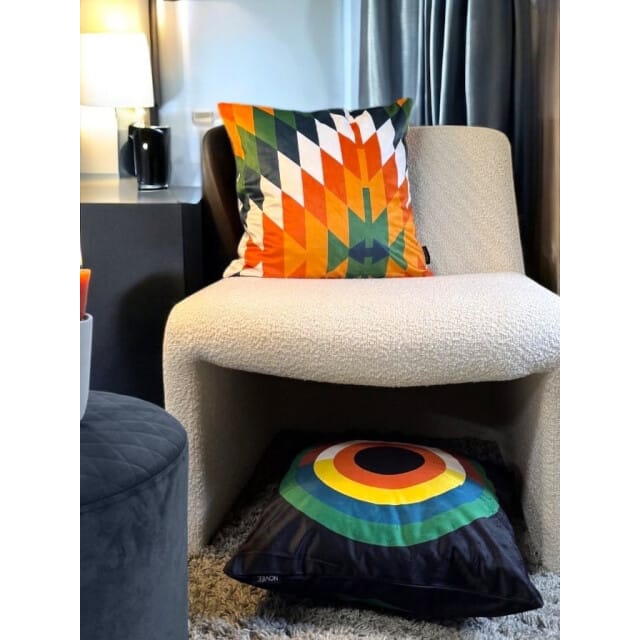 NOVÉE Sierkussen velvet retro #4 | 45 x 45 cm | polyester