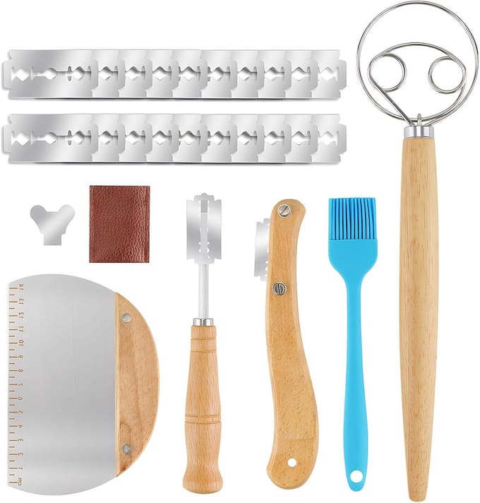 Deegmes - Deegmesje - Lame - Lame Mesje - Baguette Mes - Bakkers Set - Deegmes Set