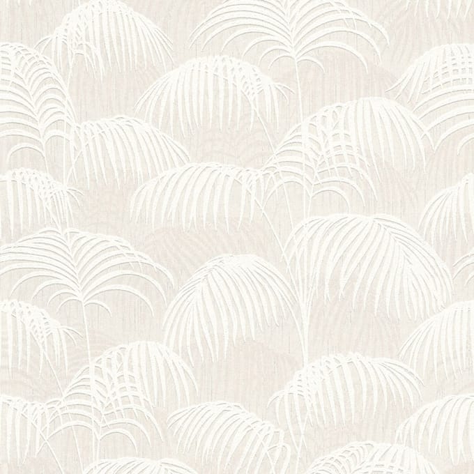 Natuur behang Profhome 961981-GU textiel behang gestructureerd met natuur patroon mat crème wit 5,33 m2