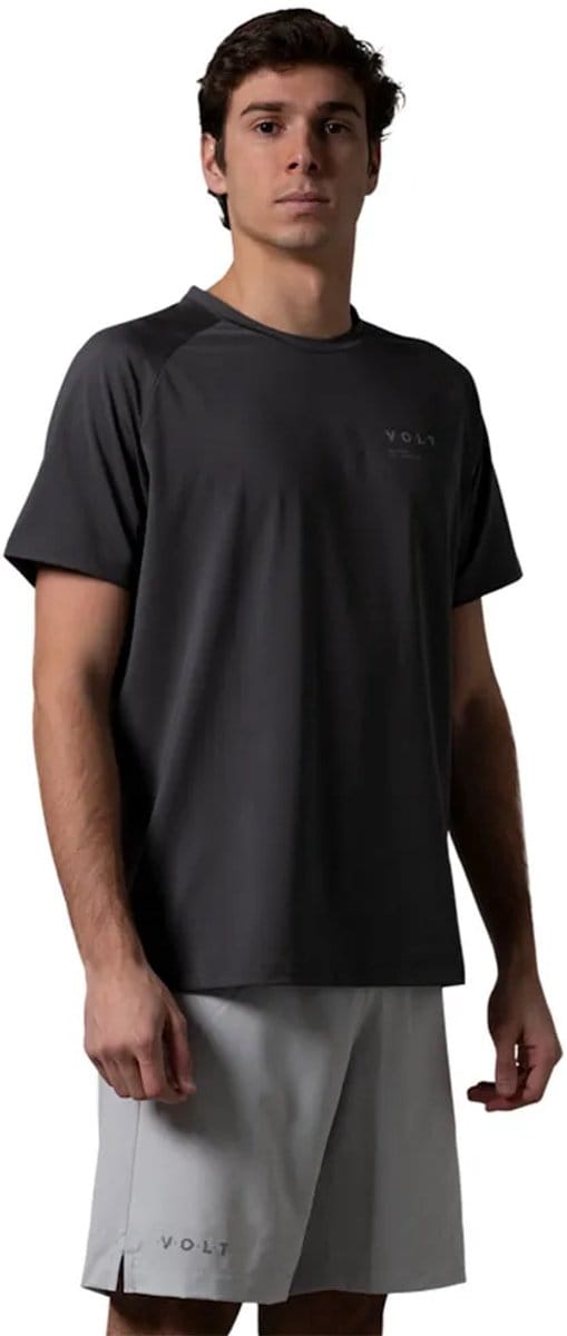 Volt Padel Performance V5 T-shirt Met Korte Mouwen Zwart L Man