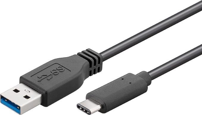 PremiumCord ku31ca1bk USB-kabel USB 3.2 Gen 1 (3.1 Gen 1) 1 m USB C USB A Zwart