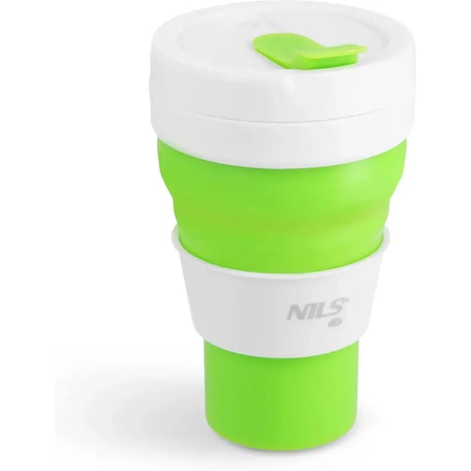 NILS Opvouwbare siliconen drinkfles 600 ml - Ideaal voor kinderen en reizen