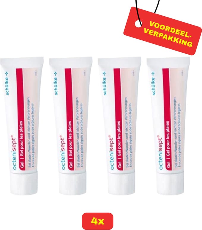 4X Octenisept Wondgel - 4x 20ml - Voordeelverpakking!
