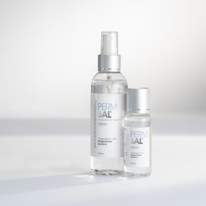 Permsal Magnesium Olie Dagelijkse Balans 100ml met gratis flesje van 30ml