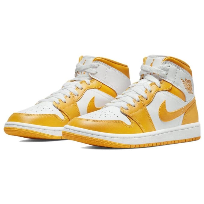 Air Jordan 1 Mid White Yellow - Maat 41