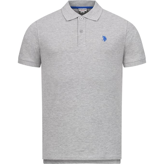 U.S. Polo Assn. heren basic poloshirt met korte mouwen en stretch