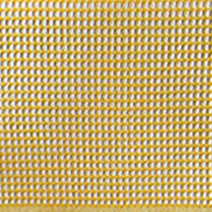 Cuhostki 1 Stuks - Luxe Tafelkleed - Wafelpatroon Geel Wit - Rechthoekig - Polyester - Stofdicht