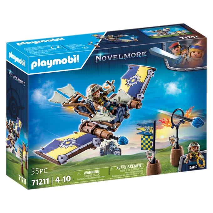PLAYMOBIL Novelmore - Dario's zweefvliegtuig - 71211