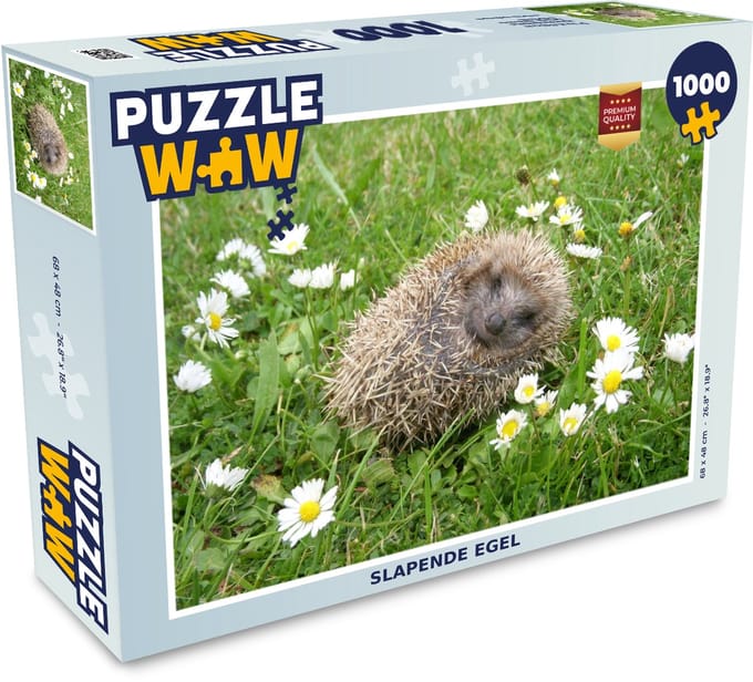 Puzzel Slapende egel - Legpuzzel - Puzzel 1000 stukjes volwassenen