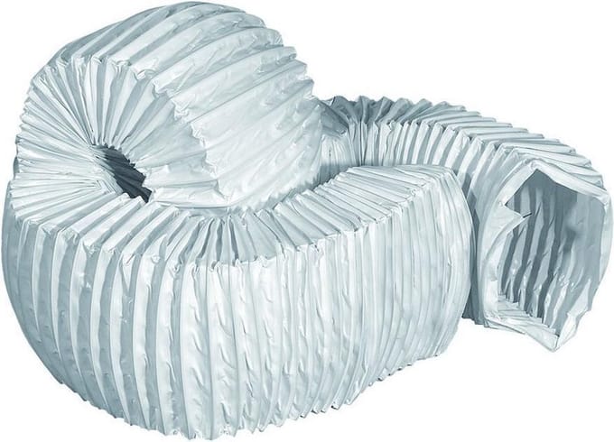 domus 933 wit pvc afv.slang 3m Doeco Luchtafvoer