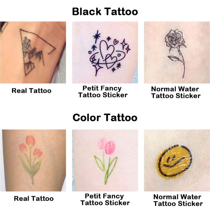 PETIT FANCY Tattoo Sticker (23 Options) #Dream 10PCS