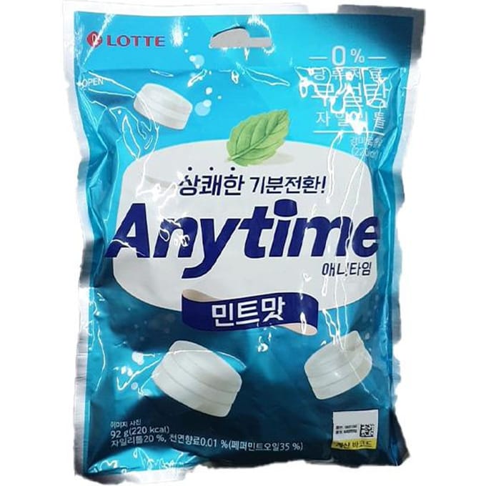 Anytime Munt snoep 92g 3EA