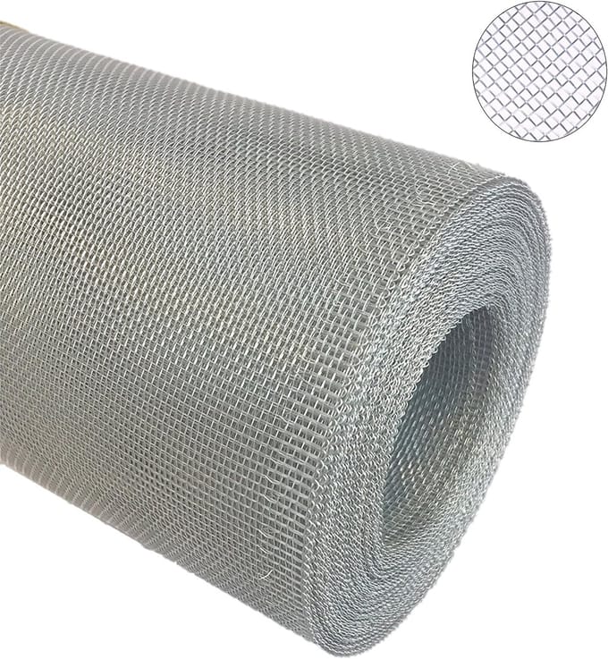 Aluminium insectengaas - 12,5 m x 0,8 m - Vliegen- en knaagdierbescherming