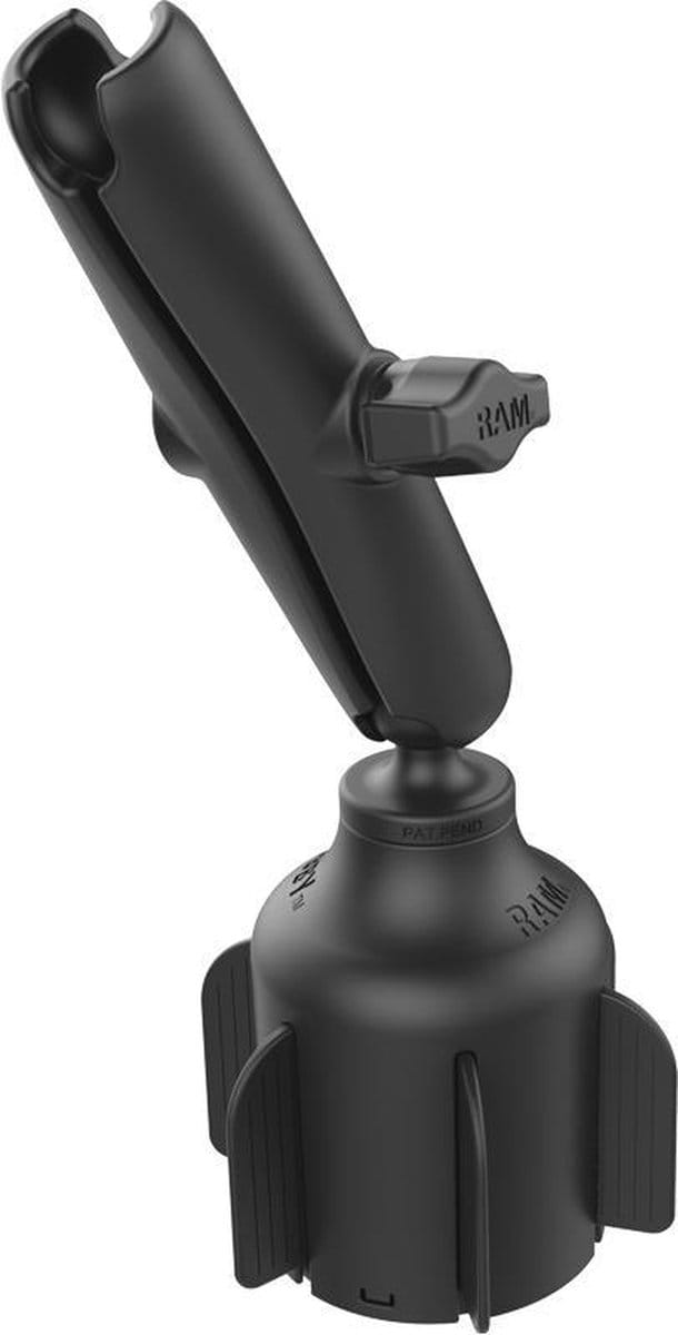 Stubby bekerhouder met aluminium arm - lang RAP-B-299-4-201U-C