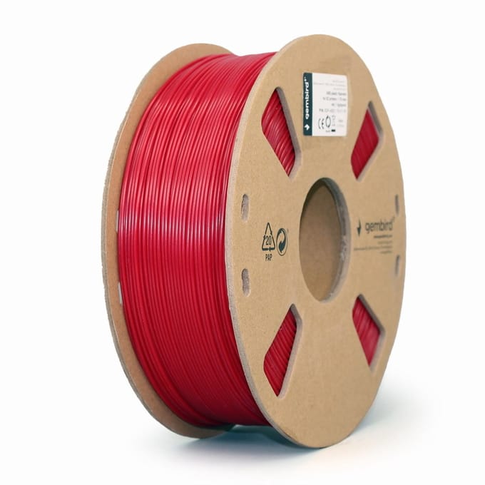 Gembird High Speed ABS - Red - 1.75mm ø - 1 kg