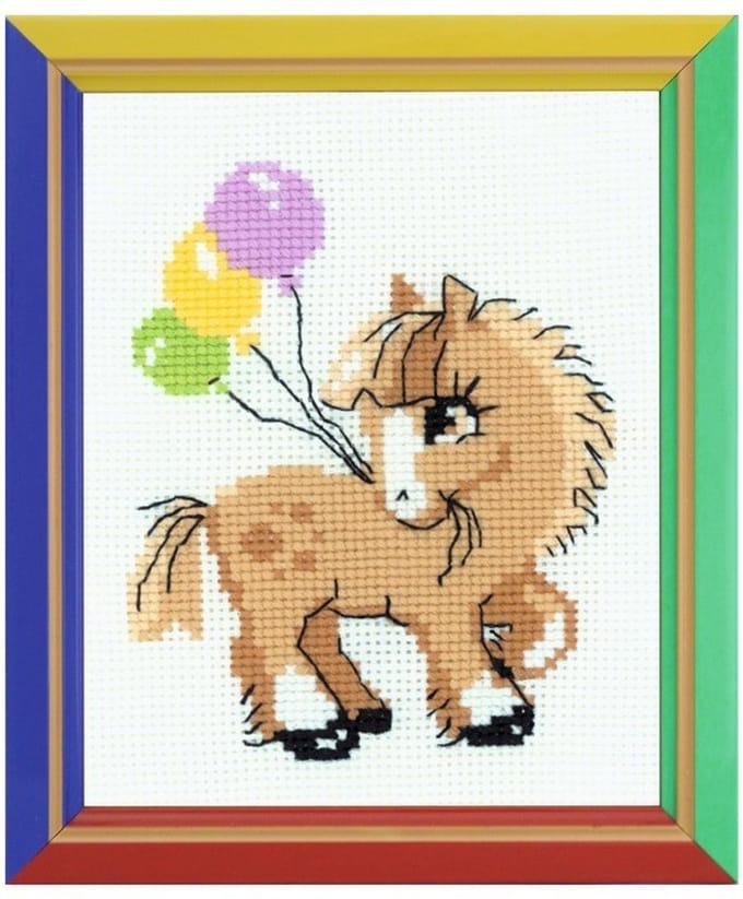 Borduurpakket pony maatje