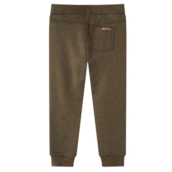 vidaXL Kinderjoggingbroek 92 gemêleerd kakikleurig