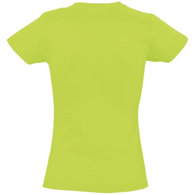 SOLS Dames/dames Imperial Heavy Short Sleeve T-Shirt (Appelgroen)