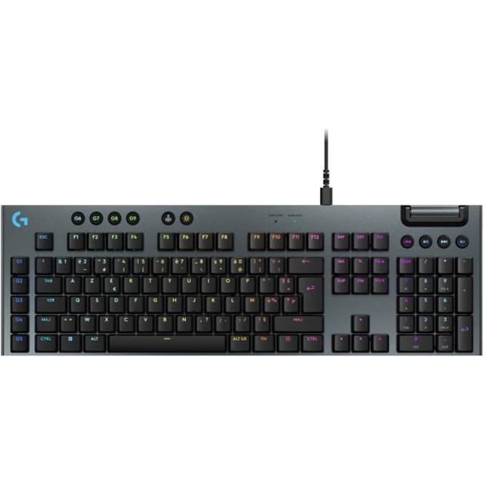 Logitech G915 X - 100% Full-size - Tactile - Gaming toetsenbord - Frans - Zwart