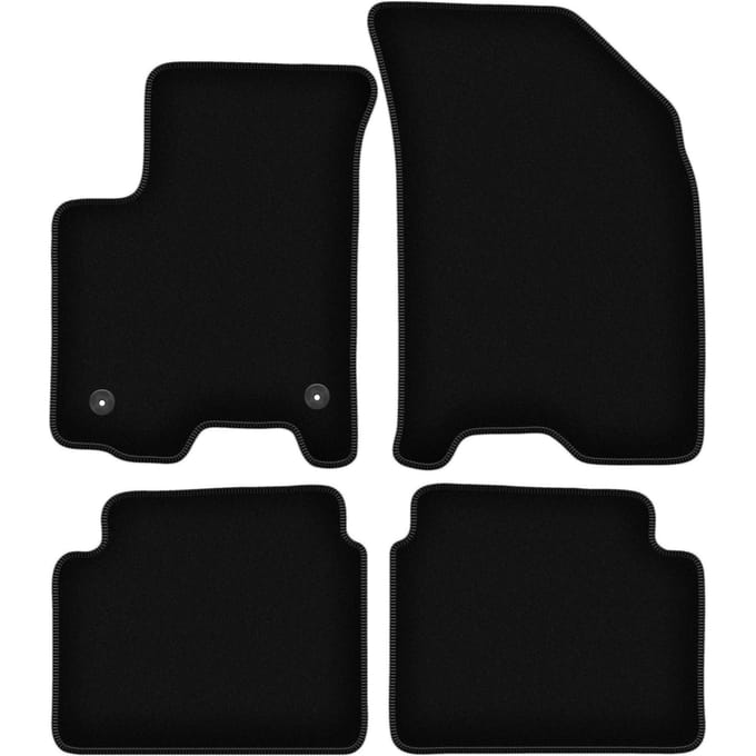 BASIC zwarte veloursmatten voor: Chevrolet Aveo I T200 / T250 hatchback, sedan (2002-2011)