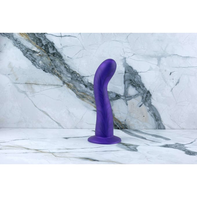 Ylva &amp; Dite | Handmade Violet Anal Dildo with Suction Cup | Swan