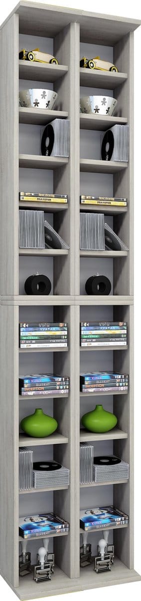 Houten CD DVD standaard Legbord Opbergrek Almera