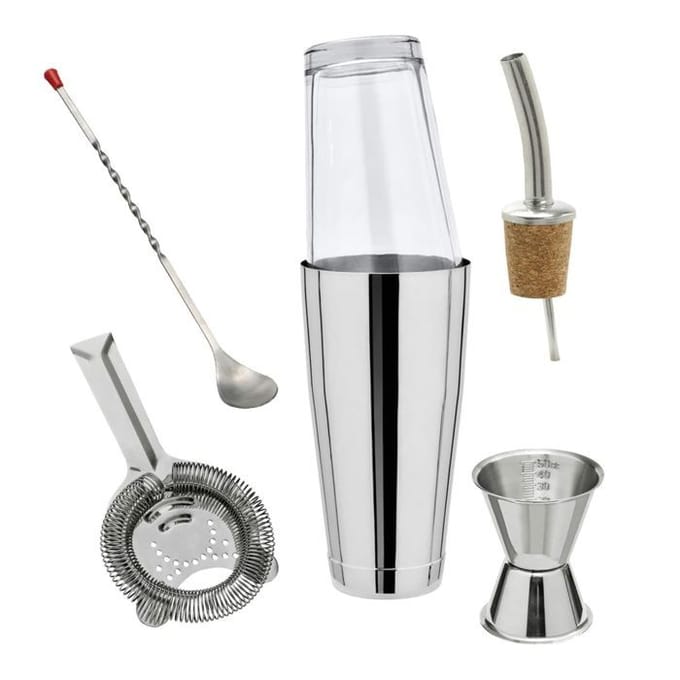 Cocktail mix set - Boston Shaker compleet groot