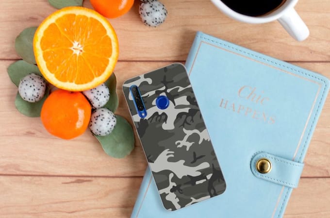 Honor 20 Lite TPU bumper Army Light