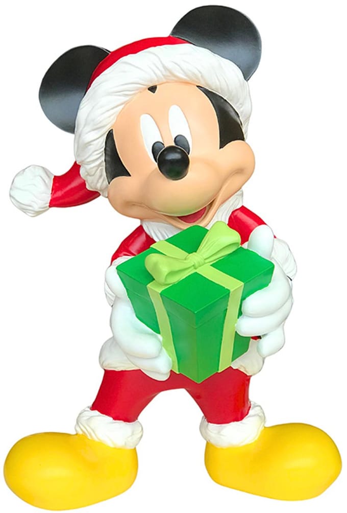 Disney 3D kerstbeeld Mickey met kado