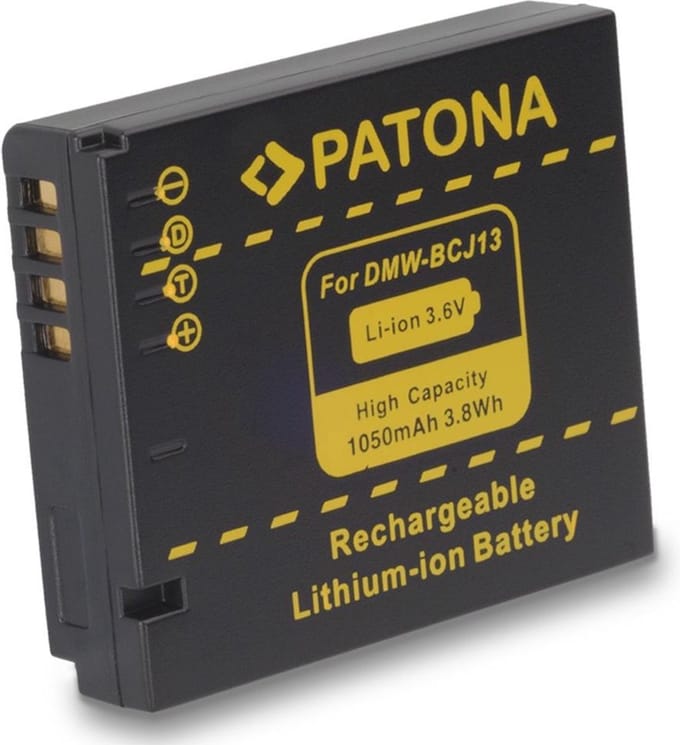 Battery for Panansonic BCJ13 DMW-BCJ13 BCJ13E BCJ13E LX-5 LX5 with INFO-CHIP