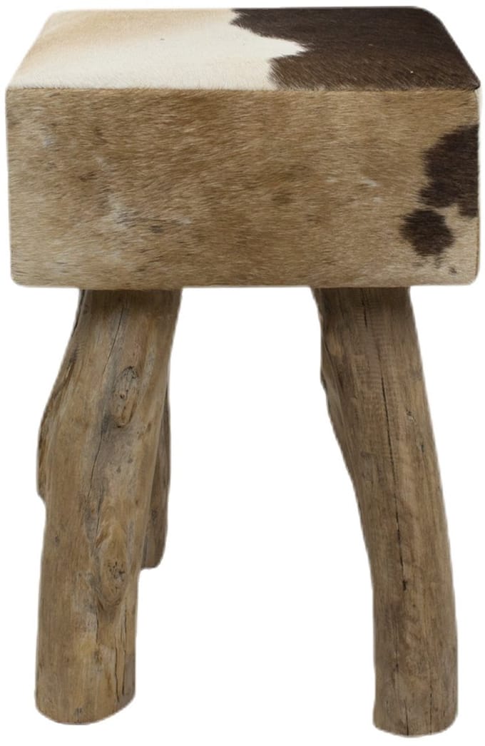 kruk koe donker bruin vierkant 45cm