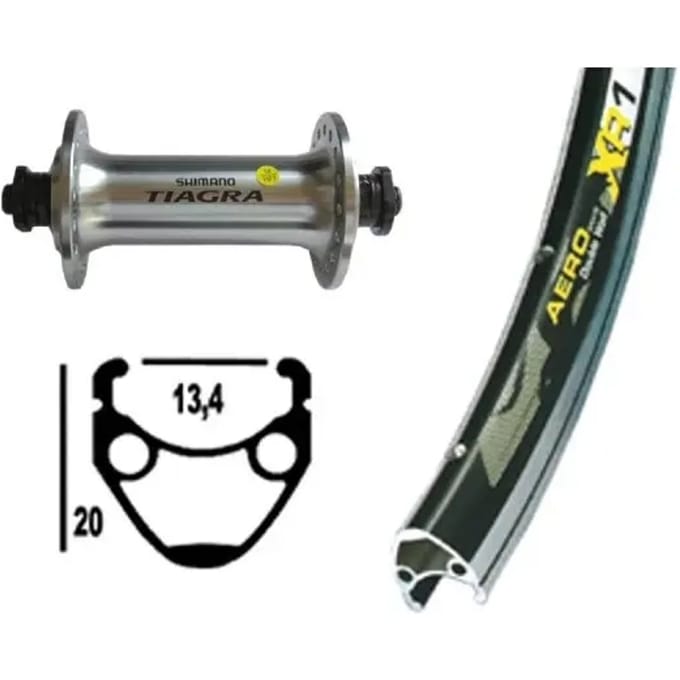 Achterwiel Exal Winora Xr-1 32 Tr.Sh.Tiagra Blo.Ra. 700C