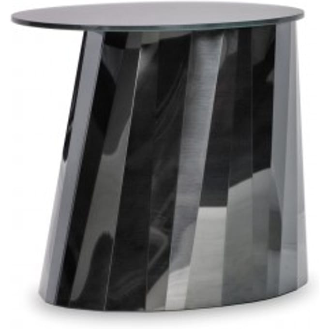 ClassiCon - Pli bijzettafel - onyx zwart glanzend - 48 cm