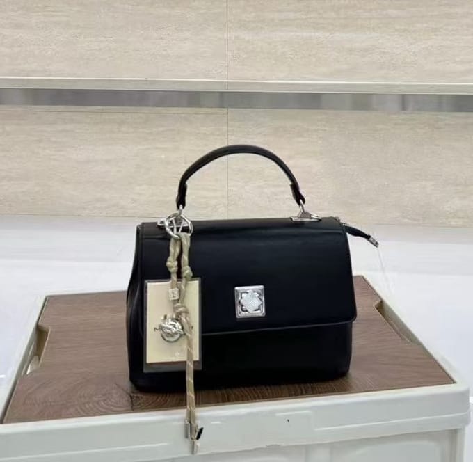 TK-S Schoudertas, Handtas, Crossbody, lederlook - zwart