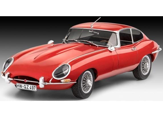 Revell Modelbouwpakket Auto - 07668 Jaguar E-Type (Coupé) Plastic - 1:24 - Modelbouw