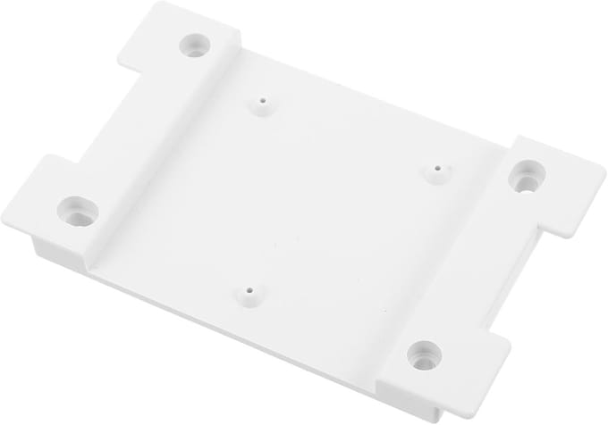 CD Speler Muurbeugel - Hifi Houder - Ruimte Besparen - Universele Compatibiliteit - 10.7 x 6.7 cm - Wit