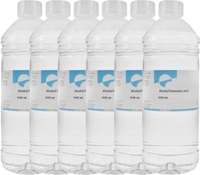 Chempropack Alcohol Ketonatus 70%  6 stuks x 1000 ml