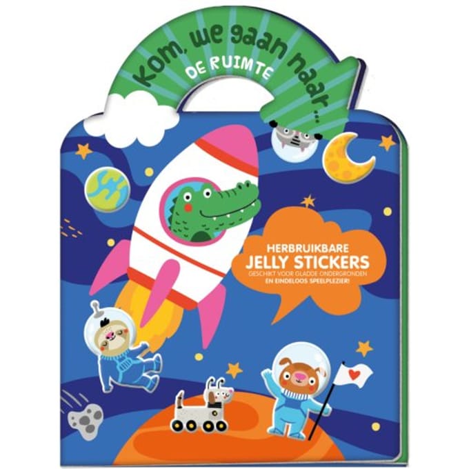 Jelly Stickerboek - Kom, We Gaan Naar... De Ruimte - Interstat