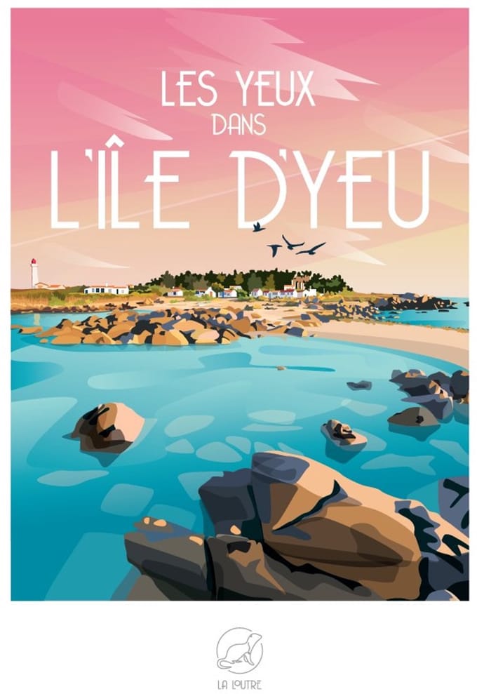 La Loutre puzzel eiland Les Yeux dans l'ÎLE D'YEU 1000 stukjes.