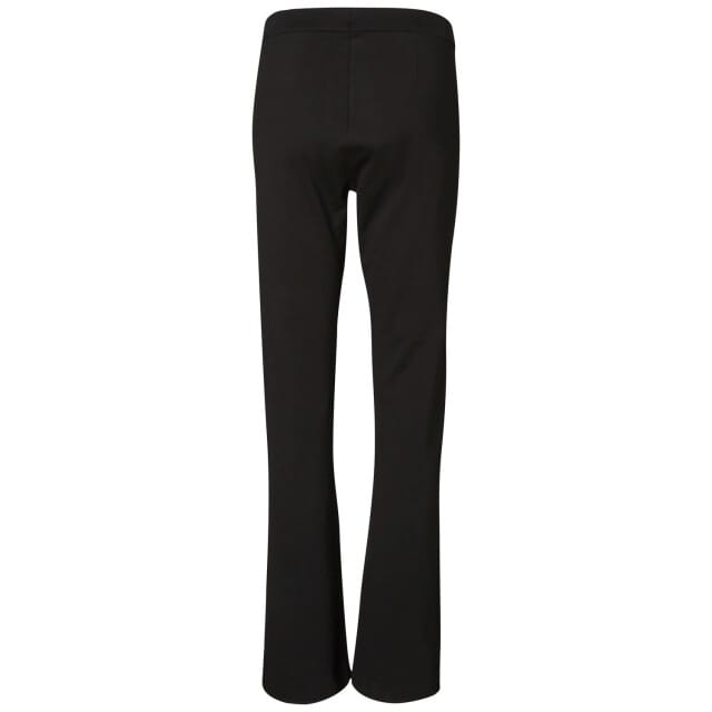 Vero Moda zwarte dames broek   Flared fit   Elastische boord   Regular waist Zwart M/30