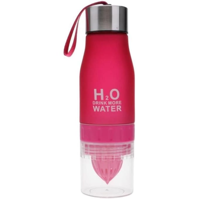 H2O Waterfles Citroen Infuser Sportfles Buiten 650ml Vissen 184